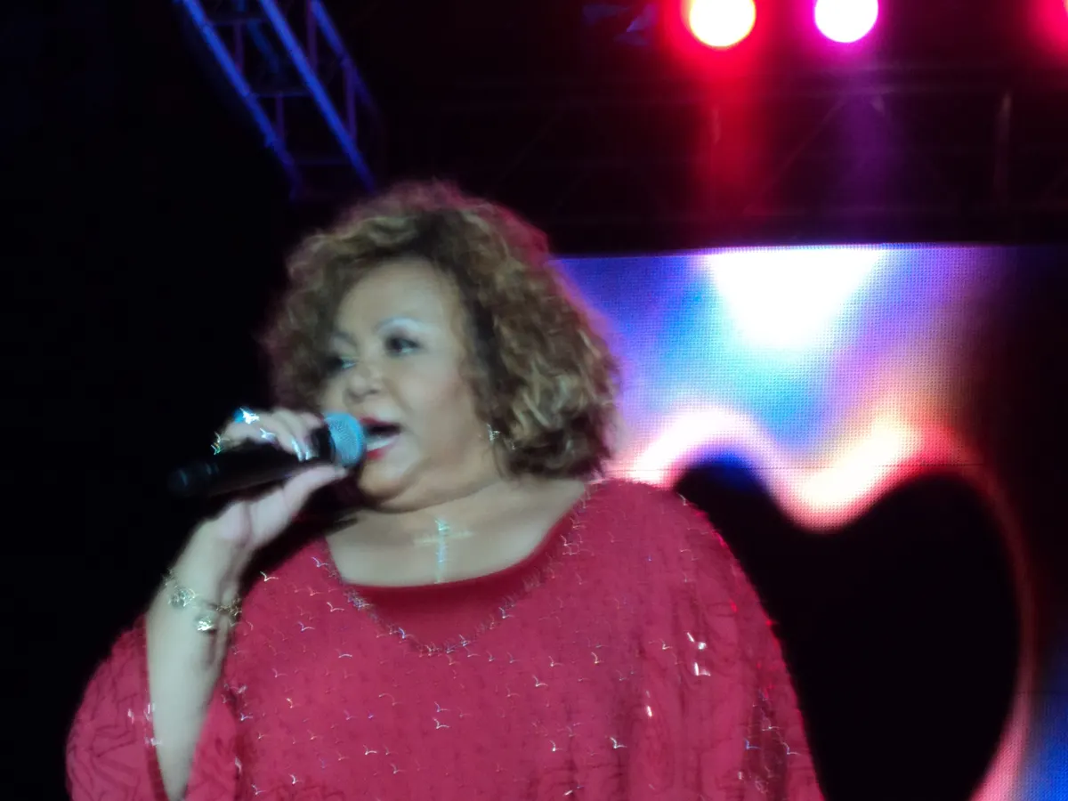 Alcione em show no Recife, em 2011